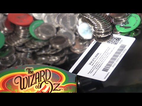 Wizard of OZ Coin Pusher - Game Card Wins!