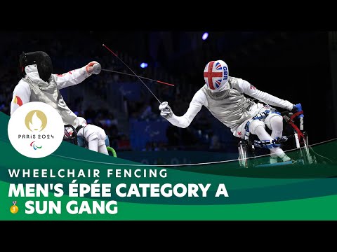 🇨🇳 ⚔️ Sun Gang Shines in Men's Épée Category A Gold Medal Bout at #Paris2024