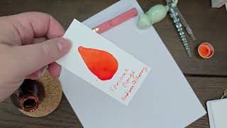 Cult Pens Exclusive Spectral Orange Ink by Endless Alchemy - Cabbage Patch Soap