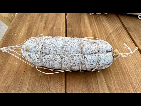 Homemade FINOCCHIONA salami - How to make Fennel Salami at home