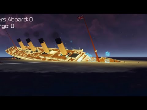 Titanic sinks like britannic / RMS Britannic