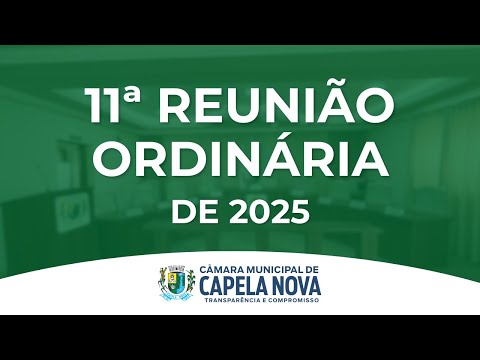 11ª REUNIÃO ORDINÁRIA - 14/11/2025