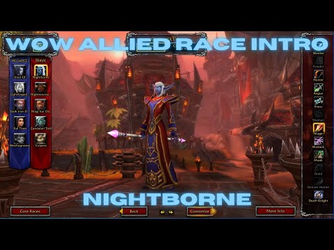 WOW Allied Race Intro - Nightborne