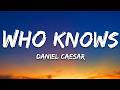 Daniel Caesar Who Knows Lyrics
