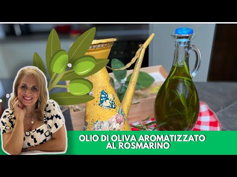 OLIO EXTRAVERGINE D’OLIVA AROMATIZZATO AL ROSMARINO/SALVIA