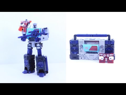 Transformers Shattered Glass Voyager Class Blaster & Rewind Review
