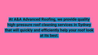 Roof Restoration Cranebrook
