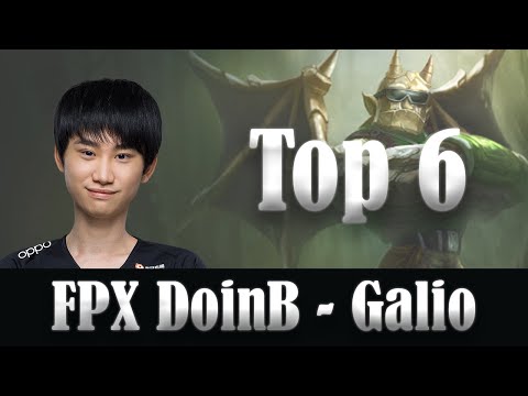 FPX DoinB (Galio Mid) Top Plays - FPX vs IG, LPL 2020 Summer Regional Qualifiers, Round 1 Highlights