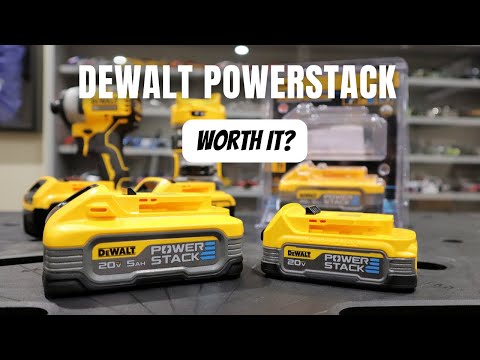 Dewalt Powerstack 5ah vs XR 5ah Battery | Is This Expensive Dewalt Battery Worth It?