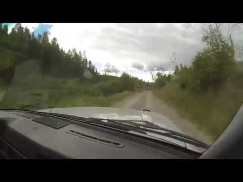 Aurskog-Høland rally 2014 SS7. Volvo 242 Crash