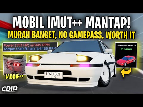 MOBIL TERMURAH SANGAT UNIK DI CDID ! IMUT TAPI SPESIAL - Car Driving Indonesia UPDATE (Roblox)