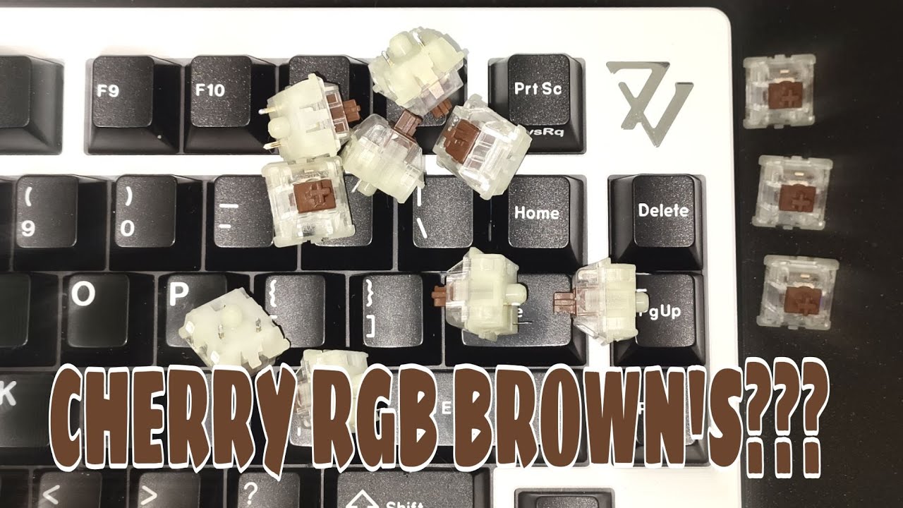 7v with RGB Cherry MX browns  on Polycarbonate (plate foam)