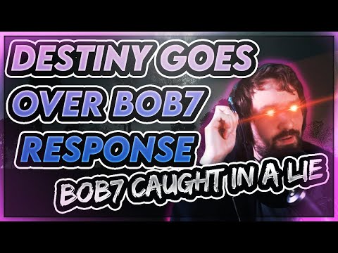 Destiny - 01/14/2021 - [VOD] - Destiny Goes Over Bob7 Response