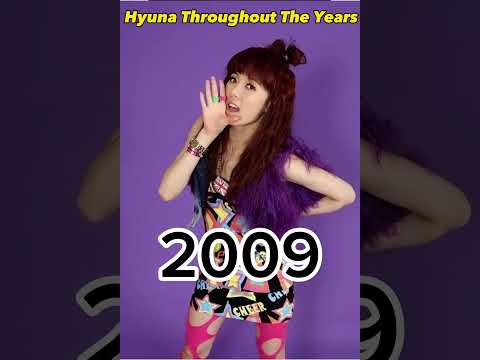 HyunA Throughout The Years (2023-2007) #kpop #hyuna #hyunaedit #4minute #wondergirls #bts #itzy
