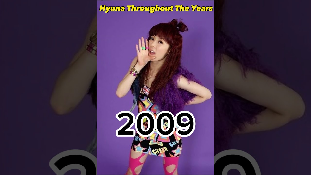 HyunA Throughout The Years (2023-2007) #kpop #hyuna #hyunaedit #4minute #wondergirls #bts #itzy