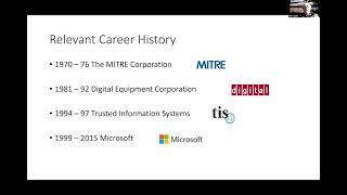 2021-02-03 CERIAS - Lessons Learned – Fifty Years of Mistakes in Cybersecurity