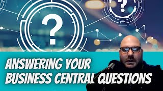 Answering Your Business Central Questions | Microsoft