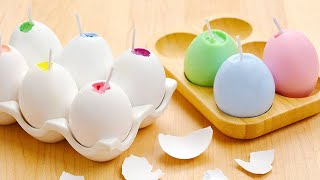 DIY Egg Candles | How to Make Easter Egg Candles