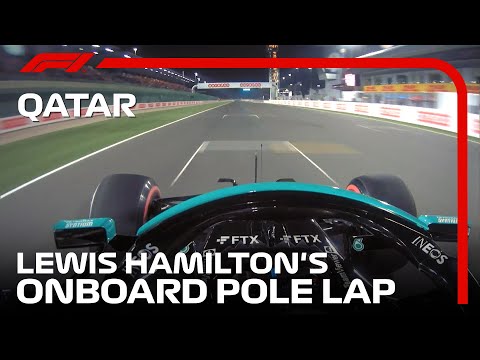 F1 第20戦カタールGP PPのハミルトンのオンボード映像