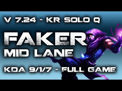 SKT T1 Faker - Malzahar vs Ziggs - KR LOL Challenger 877LP - Faker Stream - SKT Replays