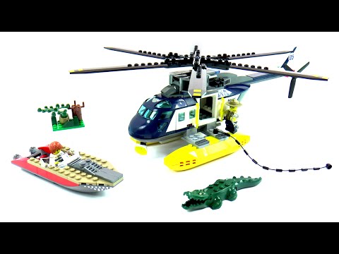 Vidéo LEGO City 60067 : La poursuite en hélicoptère