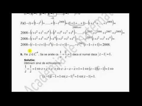 X-Numere complexe-Forma algebrica a unui numar complex-Fixare