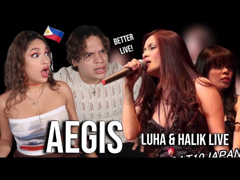 They're even BETTER LIVE! Waleska & Efra react to AEGIS - "LUHA" - "HALIK" LIVE IN JAPAN!