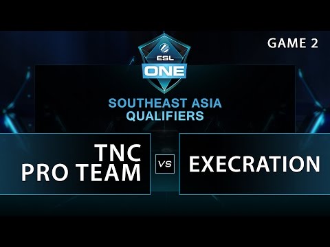 TNC Pro Team vs Execration - ESL One Manila PH Qualifier Game 2