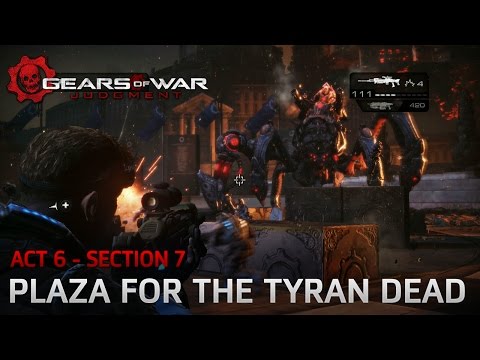Gears of War: Judgment - The Courthouse - Section 7: Plaza for the Tyran Dead - Boss Fight: Karn