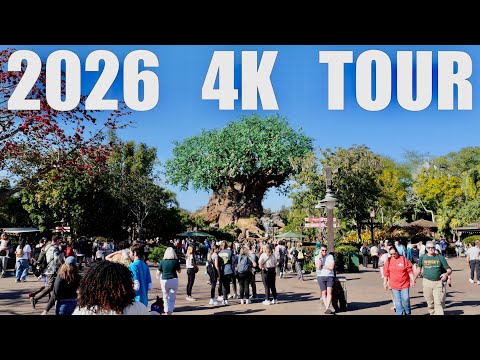 Disney's Animal Kingdom 2026 Complete Tour & Walkthrough in 4K |  Walt Disney World Orlando Florida