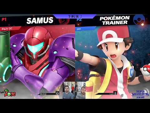 SSBA Ultimate #12 - BigJeQC (Samus) vs Yan (Pokemon Trainer) - Tour 2