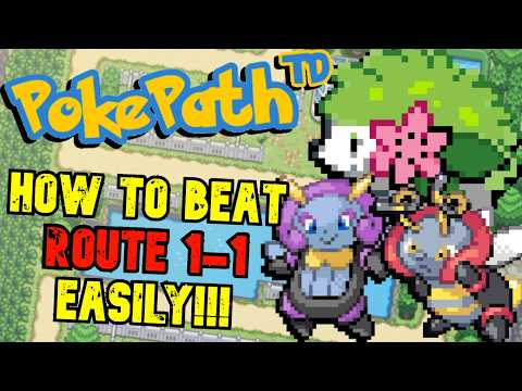 How to BEAT Route 1-1 & Tips and Tricks for clearing Routes | PokePath TD Guide