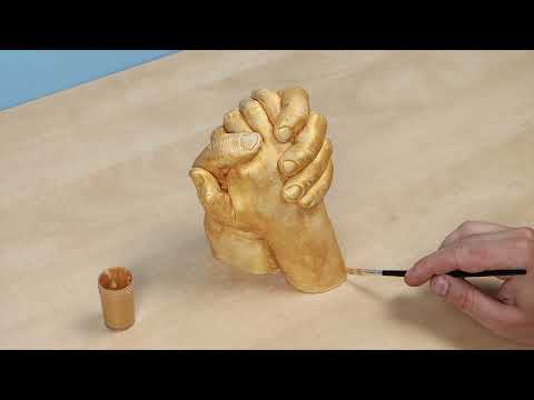 Chuckle Holding Hands 3D Keepsake Mould Casting Kit Tutorial