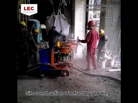 Site Construction of Refractory Gunning Machine
