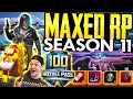 MAXED S11 ROYALE PASS! ANIMATED MYTHIC OUTFIT, GUN, SKINS, + CHICKEN BACKPACK!