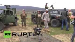preview picture of video 'Bulgaria: See joint US-Bulgarian military drills'