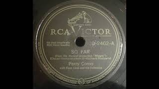 Perry Como ‎– So Far