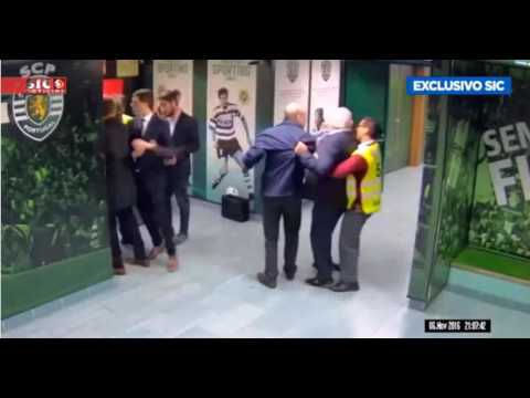 Sporting - Arouca: incidentes no túnel de Alvalade