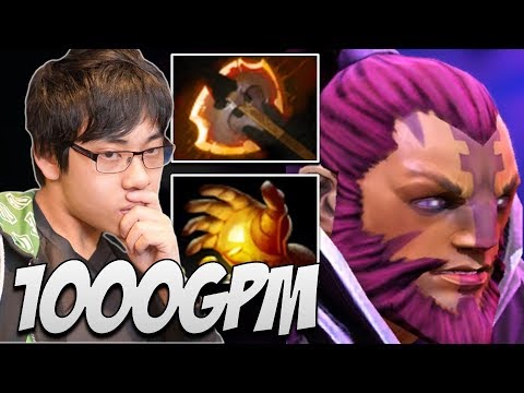 OG.Ana Anti-Mage with Battlefury & Midas Build | Dota Gameplay