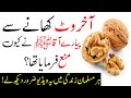 Why did the Prophet (SAW) refrain from eating walnuts? | Benefits of walnuts for women | Akhrot