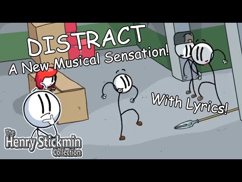 DISTRACTION DANCE: THE MUSICAL SENSATION - Henry Stickmin Collection Cover (of questionable quality)