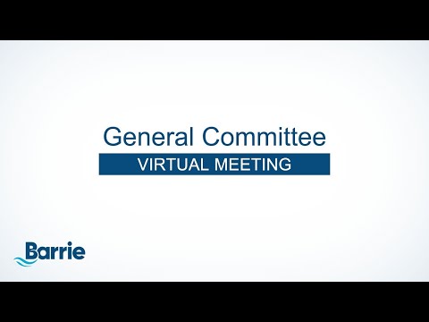General Committee Meeting | October 19, 2020 (Part 1)