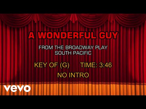 South Pacific, The Musical - A Wonderful Guy (Karaoke)