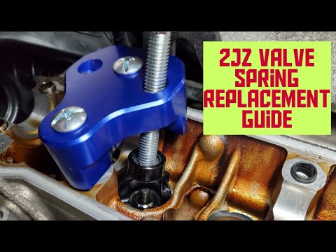 2JZ valve spring replacement guide