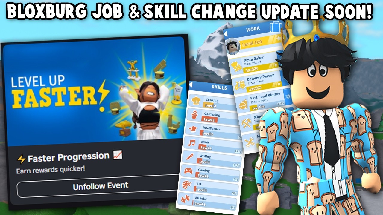 BLOXBURG IS CHANGING THE JOBS AND SKILLS SYSTEM?! UPDATE TEASER
