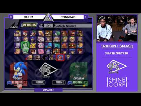Duum (Sonic) vs Connrad (Lucario) - Tripoint Smash #6 PM Bracket