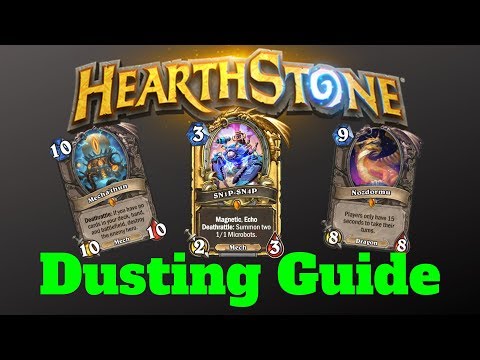 Hearthstone Neutral Legendary Disenchanting Guide! Hearthstone Rise of Shadows Guide (2019)
