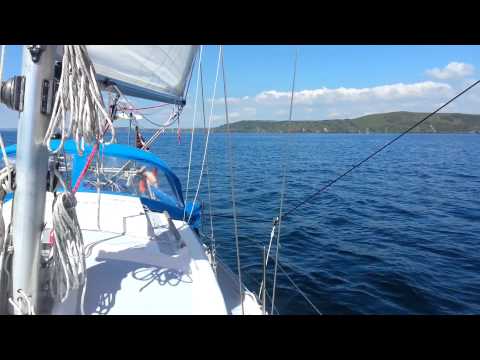 Sabre 27 in light airs