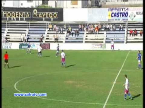 C. D. Díter Zafra 2 - 0 Imperio C. P., primer tiempo