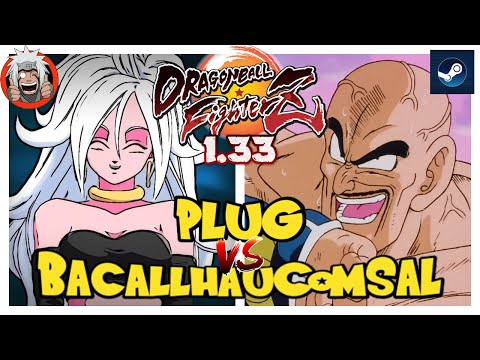 DBFZ Bacalhau_Com_Sal vs plug (VegetaSSJ, GokuSSB, A21) vs (GokuSSB, Videl, Nappa)